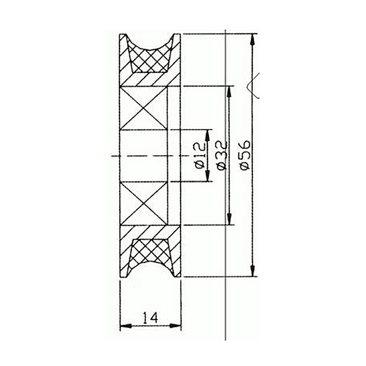 Elevator U-Groove Door Hanger Roller