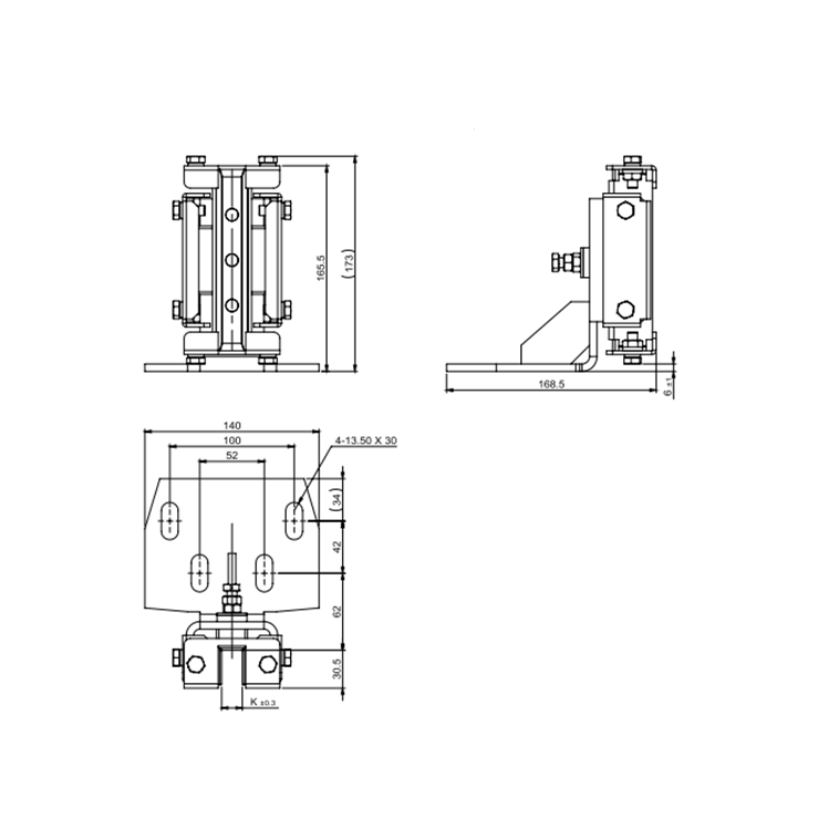 AF-SG26S Elevator Lift Rail Sliding Guide Shoe