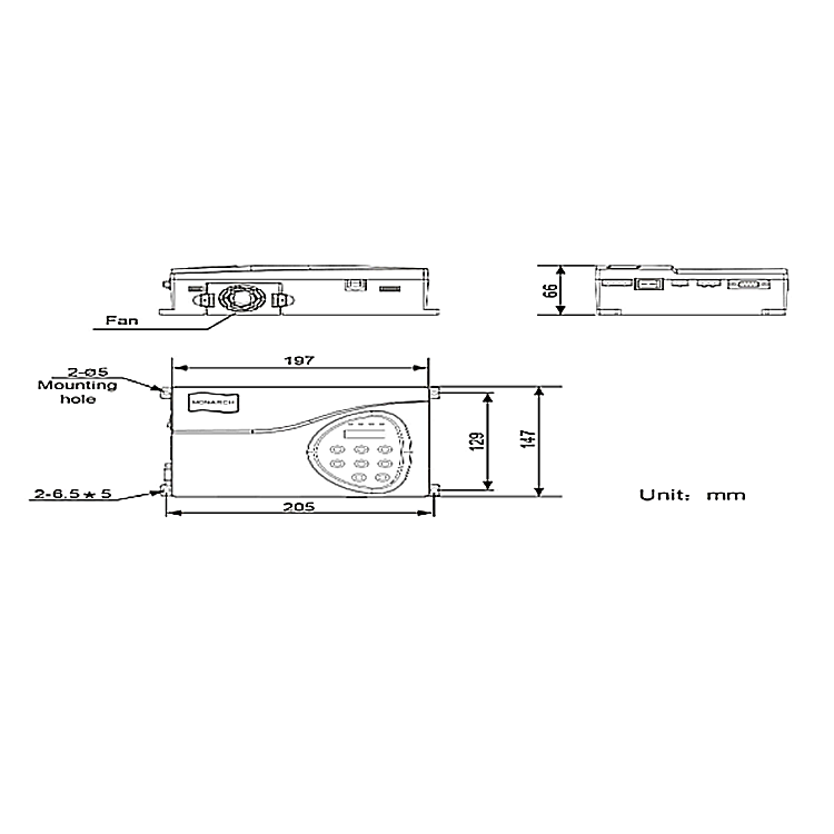 220V NICE900 Elevator Lift Door Machine Controller With 200W 400W 750W Power