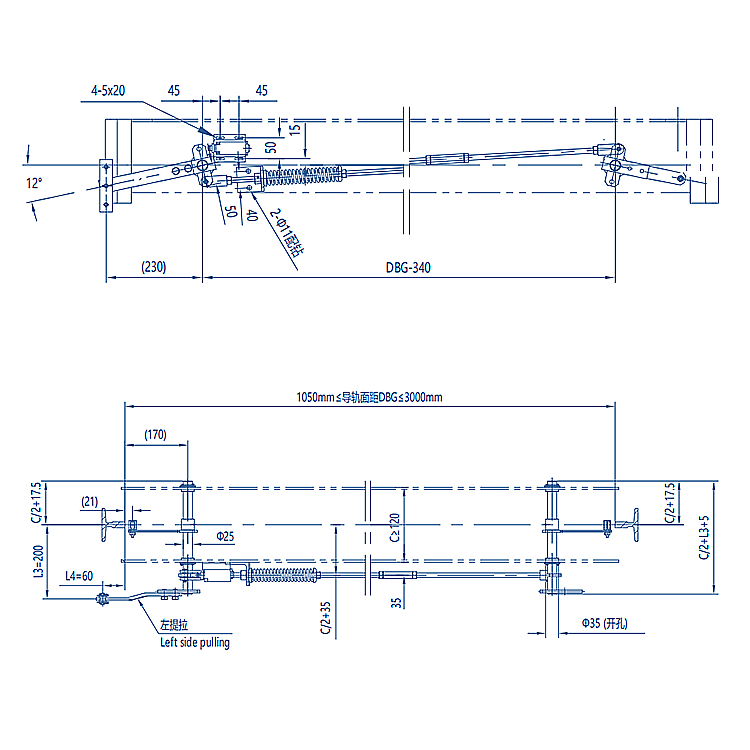 AF-OX-188BT Elevator Safety Linkage Device 