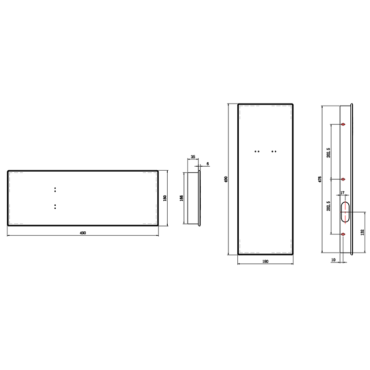 BCKCM005 BCKCM006 Black Tempered Glss Elevator COP 