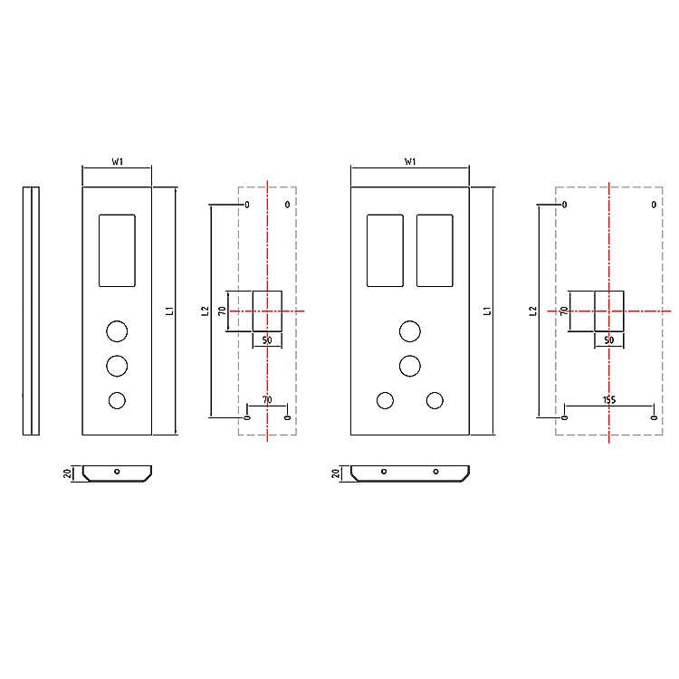 MBT-HOP-AM,AM01,AN,AN01 Stainless Steel Material Type Elevator Lift Lop Hop