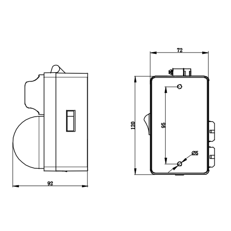 MBT-PIB-A24N Elevator Car Top Inspection Box Repair Box 