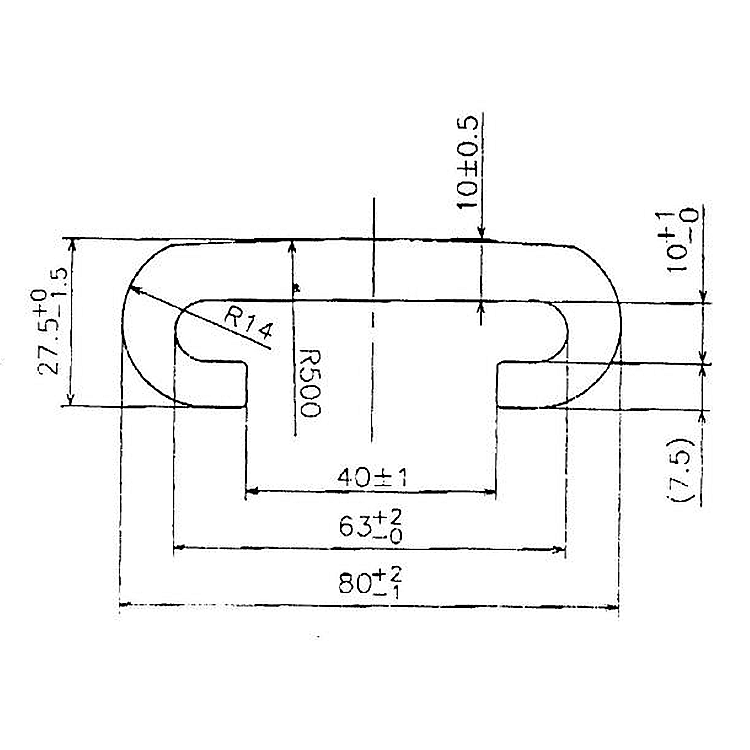 AF-H007 Escalator PU Handrail Belt