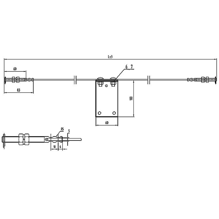 AF-OCM05AX.5 Elevator Lift Driven Wire Rope