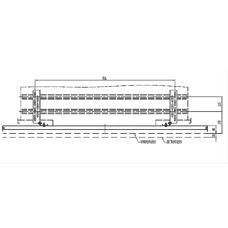 AF-OMJ-106A Elevator 2-Leafs Center Opening Permanent Magnet Synchronous Door Operator For Home Lifts Car Top Installation