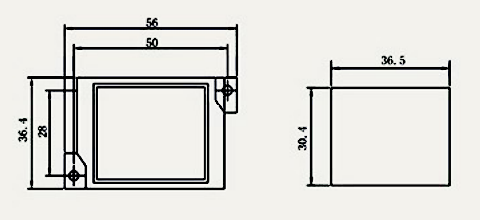 AF-PB91 Elevator Push Button 36.5*30.4mm