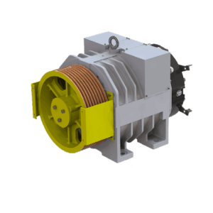 1150~1600KG ER5 Elevator Gearless Traction Machine