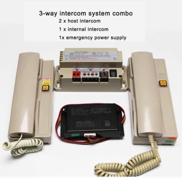 elevator 3-way intercom