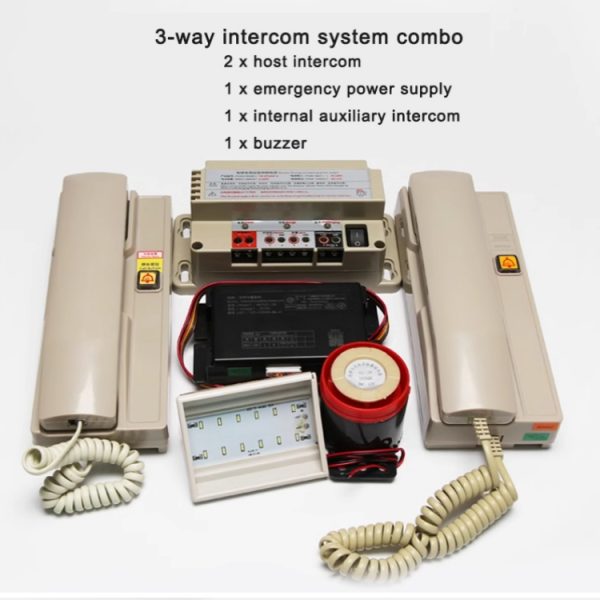 elevator 3-way intercom