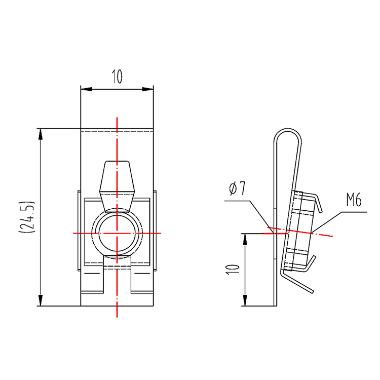 AF-A1027A300.3 Elevator Door Operator Special Nut & Bolt 