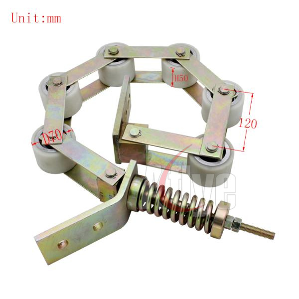 escalator tension support chain