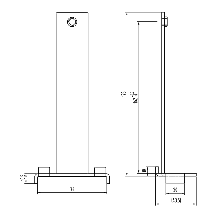 AF-OCM05A.12 Elevator Landing Door Suspension Fixing Device