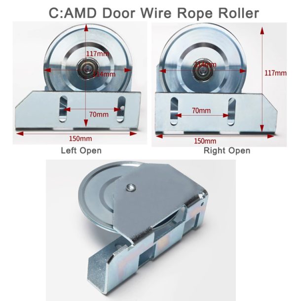KM601200G01 KM601200G02 KM601091G01 Elevator Steel Wire Rope Pulley Diverting AMD Roller