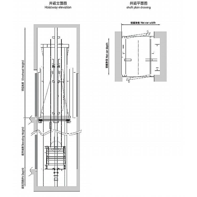 Home Elevator 2 Floor 260kg With Cabin
