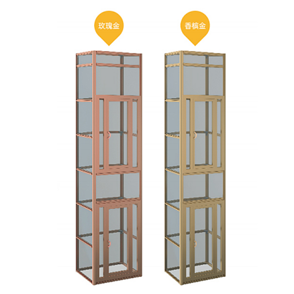 Elevator Cabin Decoration Steel Structure Well Frame