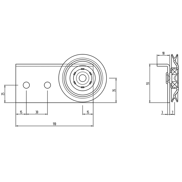 AF-OCM02A.1.6 Elevator Short Linkage Board Module