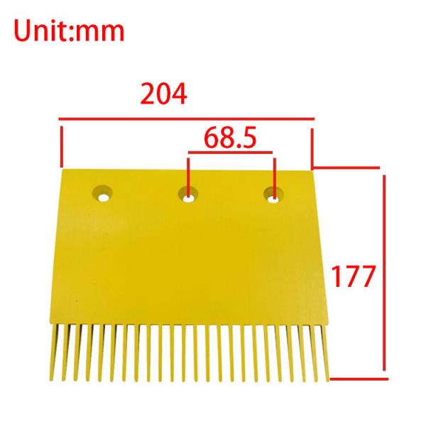 9905009C/N Moving Walkway Comb Plate Middle Side