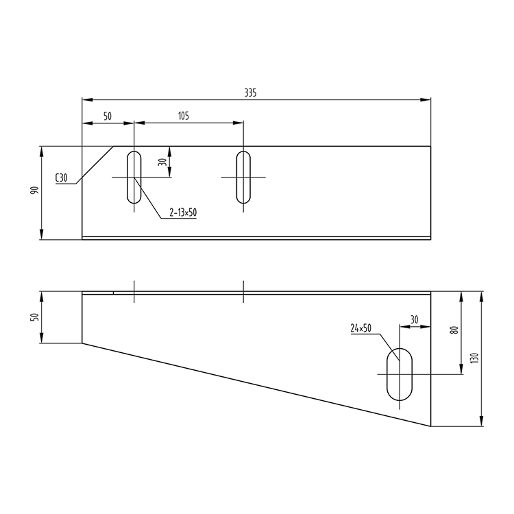 AF-OCM05.2 Elevator Side Bracket For Installation