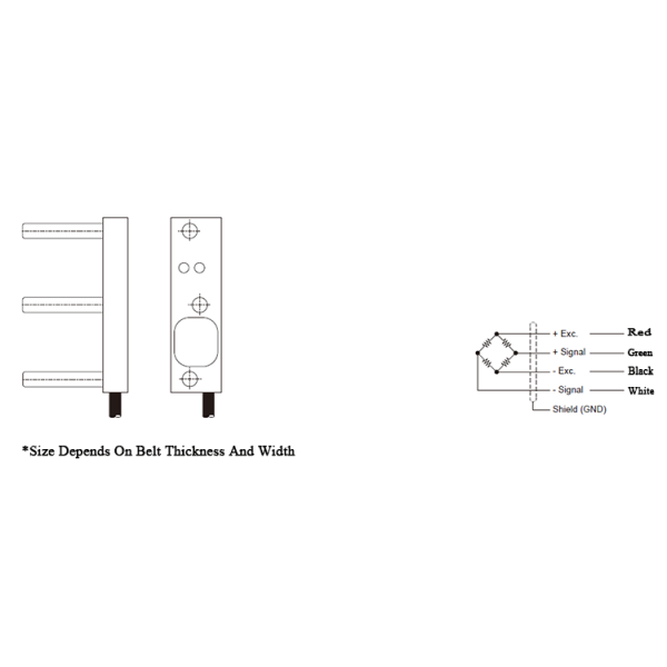 AF-SWC Elevator Traction Steel Belt Load Weighing Sensor