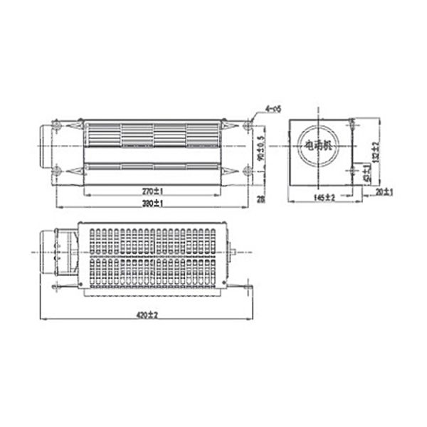 AF-FB9BX dimension drawing