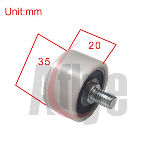 Elevator Guide Roller D35*20*6200*M8L12
