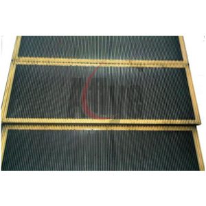 1000mm 35 Degree Aluminum Black Escalator Step