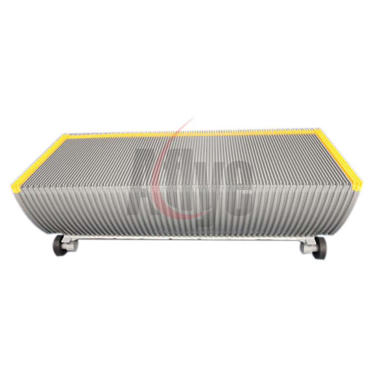 1000MM 35 Degree Escalator Aluminum Alloy Step With Yellow Demarcation DSA1005170