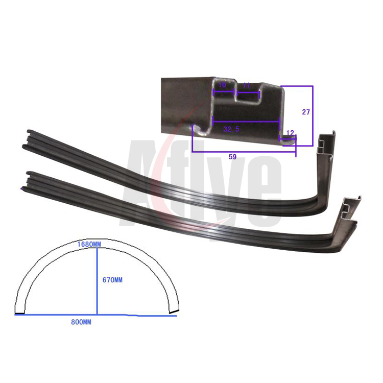 Escalator Handrail Guide Curve Rail