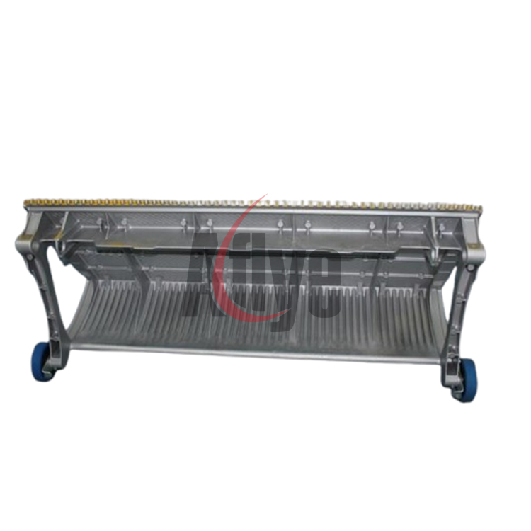 1000MM Aluminum Alloy Escalator Step With Yellow Painted Edge
