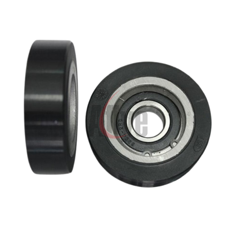 Black Escalator Step Roller D80x23x6204