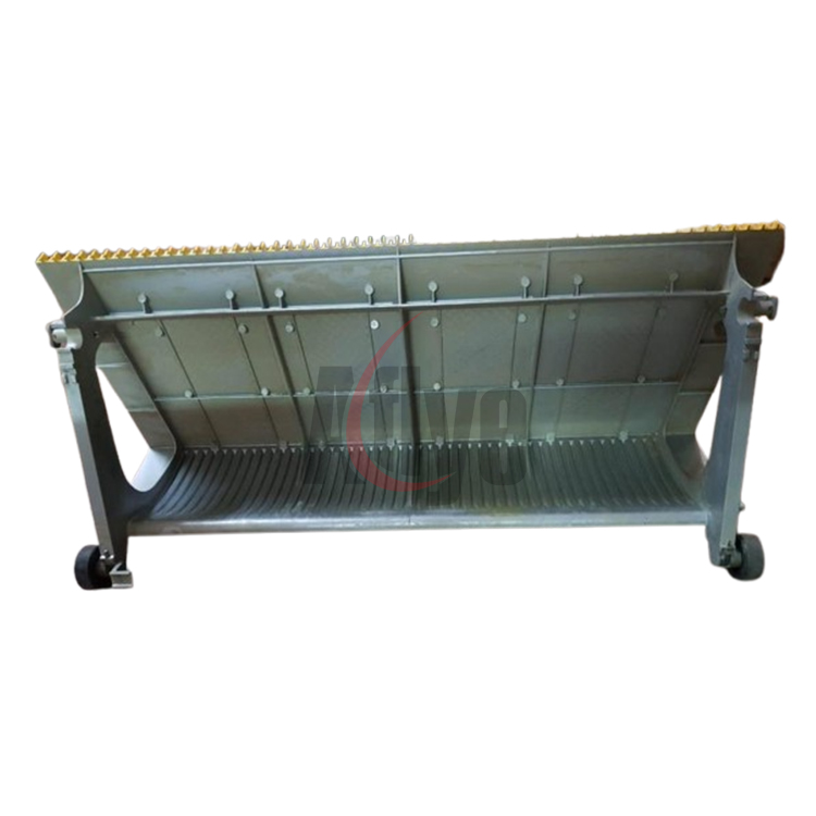 800mm Aluminum Alloy Escalator Step With Yellow Demarcation