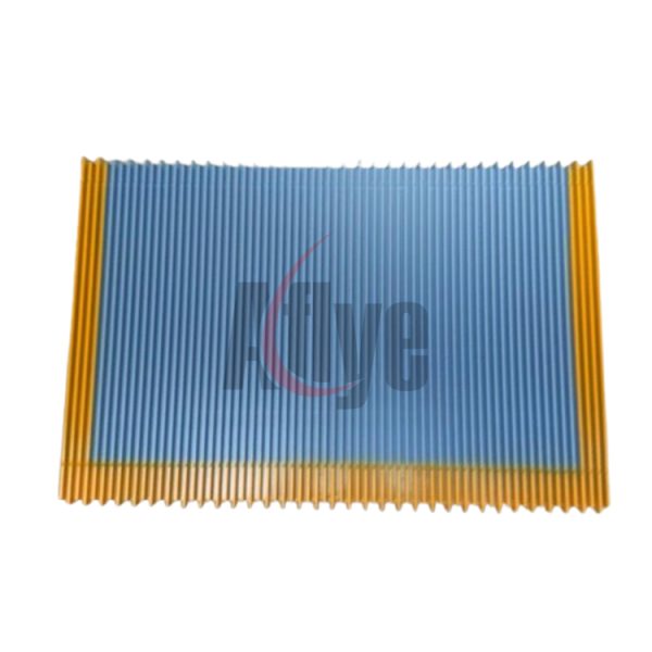 600mm Aluminum Alloy Escalator Step With Yellow Demarcation