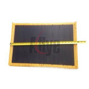 600mm Black Escalator Step With Yellow Demarcation