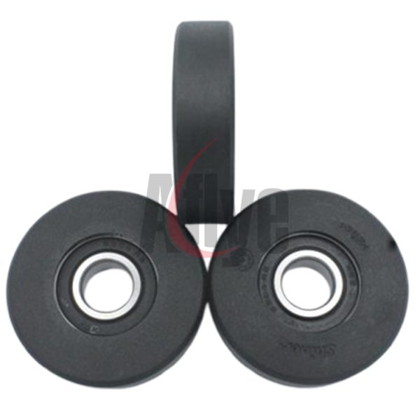 Black Escalator Step Roller D80x22x6204