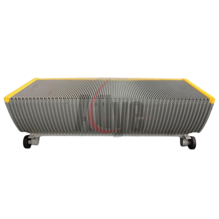 1000MM 30 degree Aluminum Alloy Escalator Step With Yellow Demarcation DSA1005170