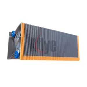 Aluminum Alloy Escalator Step 1000mm With Yellow Demarcation