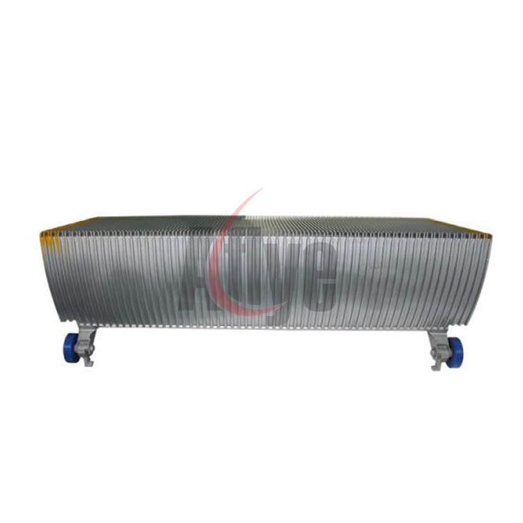 1000mm Aluminum Alloy Escalator Step With Yellow Demarcation 53-GAA26140A