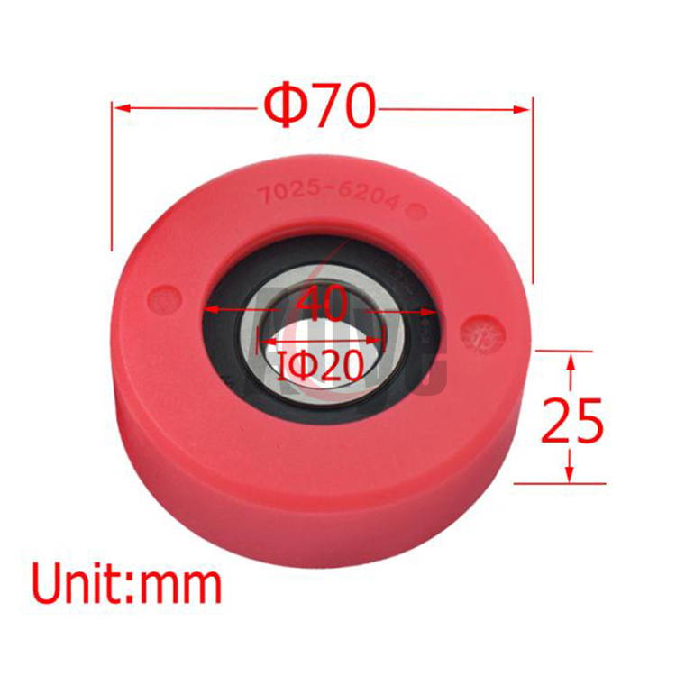 EScalator Step Roller D70*25*6204