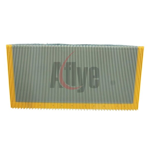 800mm Aluminum Alloy Escalator Step With Yellow Painted Demarcation