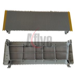 800mm Aluminum Alloy Travelator Pallet With Yellow Demarcation 266MM