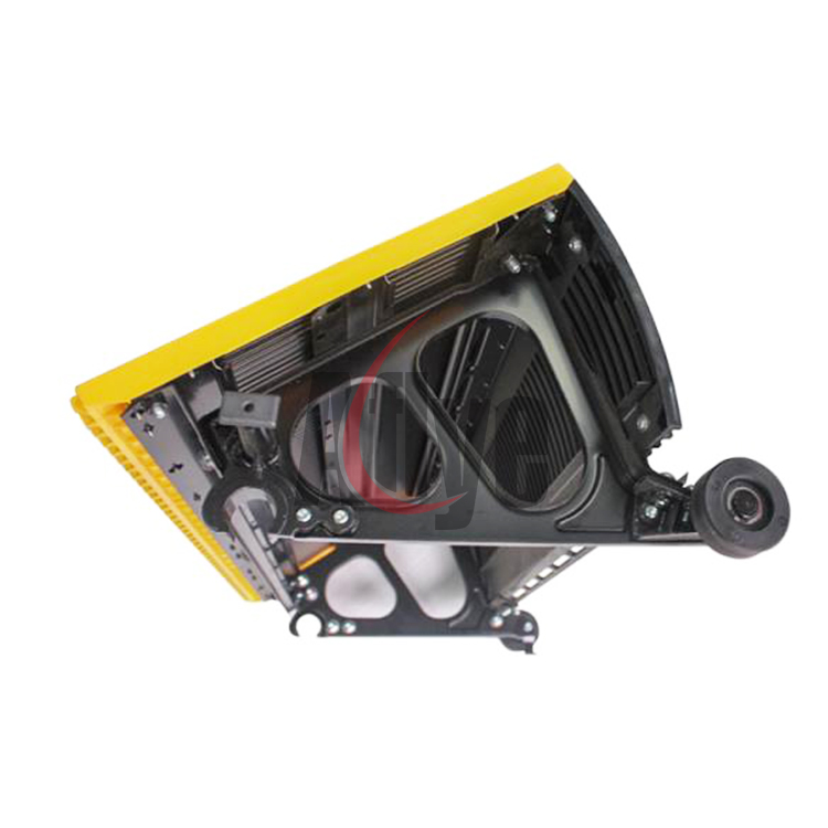 Black Stainless Steel Escalator Step With Demarcation TJ800A