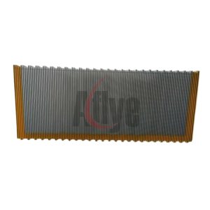 1000mm Aluminum Alloy Escalator Step With Yellow Demarcation W8820