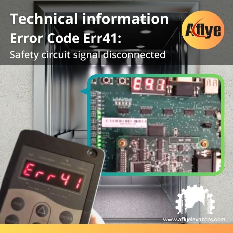 NICE3000new Elevator Controller — Error Code Err41 Troubleshooting Guide