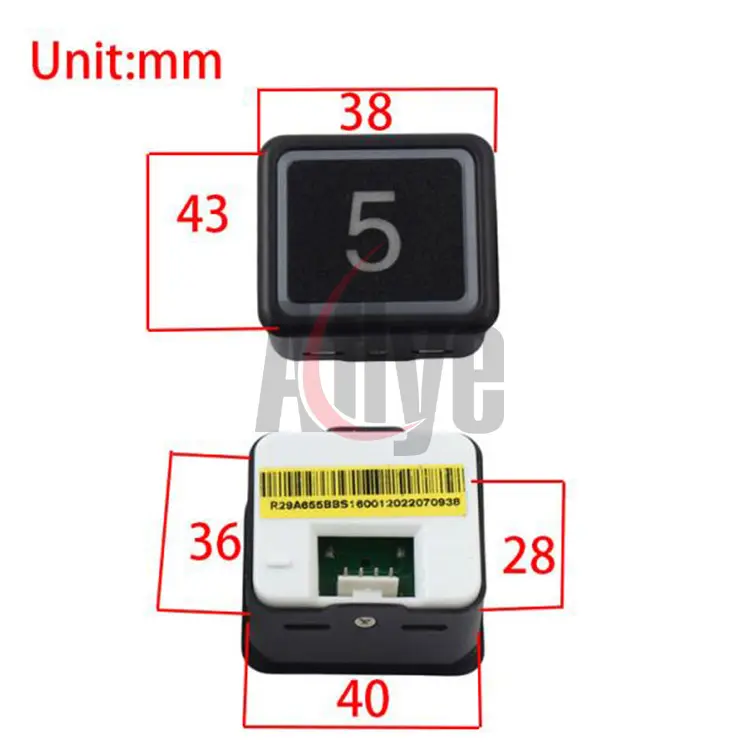 Elevator Push Button O-L