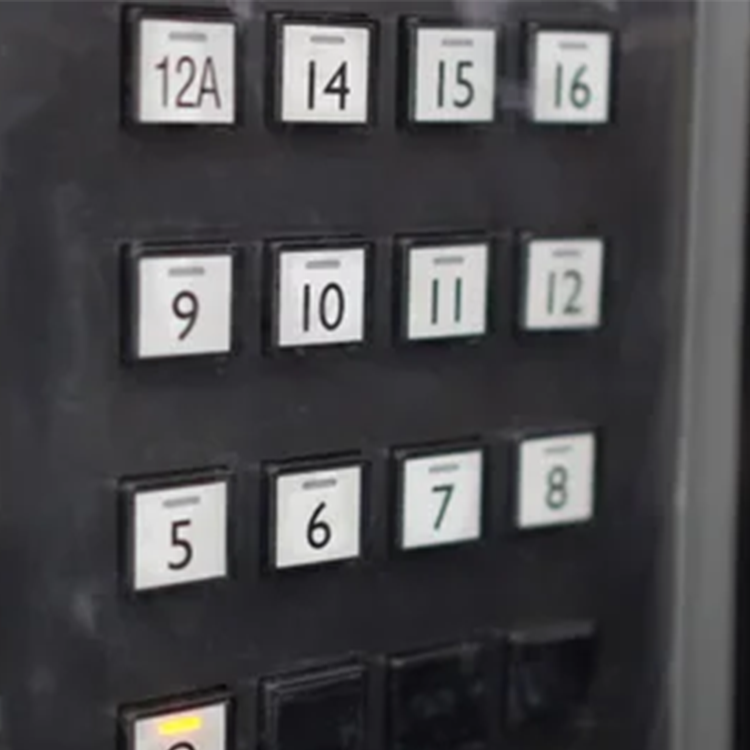 Plastic Elevator Buttons