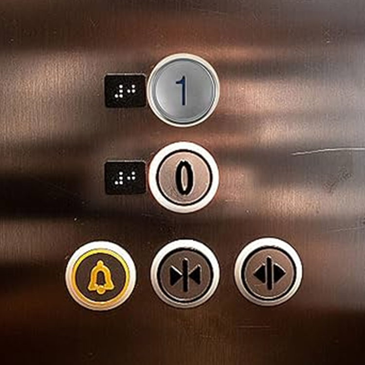 Stainless Steel Elevator Buttons