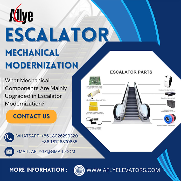 What Mechanical Components Are Mainly Upgraded in Escalator Modernization?