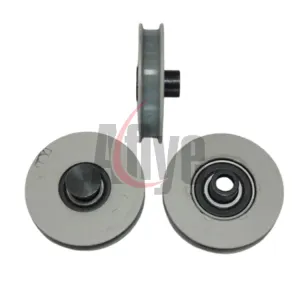 H Groove Elevator Door Hanger Roller With Axle