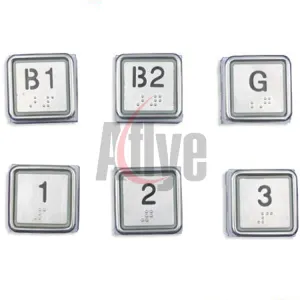 Square Elevator Push Button 32*32*25mm
